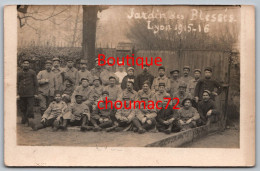 Delcampe - 2317, Rhône, Lyon 6e Arr, Carte Photo, Jardin Des Blessés, Lyon 1915-16, WW1 - Lyon 6