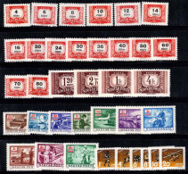 Delcampe - Hongrie 1958-87 Mi. 222-257 Neuf ** 100% Timbre-taxe - Port Dû (Taxe)
