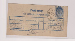 Delcampe - HUNGARY  BUDAPEST TELEGRAM  Postal Document - Cartas & Documentos