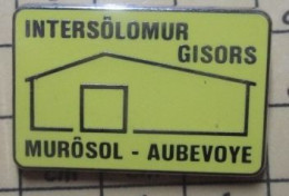 Delcampe - Pin511c     MARQUE INTERSÖLOMUR GISORS MURÖSOL AUBEVOYE Par AJPR - Marques