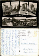 Delcampe - Essen (Ruhr) Mehrbild-AK  Kurienplatz Handelshof Deutschlandhaus 1960 - Essen