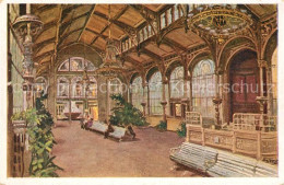 Delcampe - Karlsbad Eger Kuenstlerkarte E. Kosa Sprudelkolonnade Sprudelquellen - Tschechische Republik