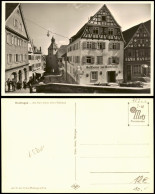 Delcampe - Ansichtskarte Hechingen Gasthaus Ratstube Am Rain Beim Alten Rathaus 1940 - Hechingen