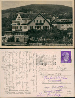 Delcampe - Ansichtskarte Tegernsee (Stadt) Bahnhotel Neue Post 1943 - Tegernsee