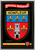 Delcampe - CP Adhesif 383, Blason Adhésif Kroma 502, 14 Honfleur, état ! - Honfleur