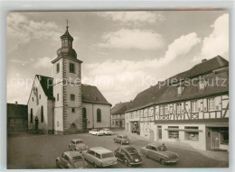 Delcampe - Rockenhausen Marktplatz Evangelische Kirche - Rockenhausen