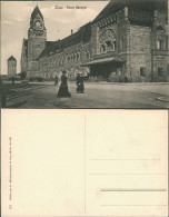 Delcampe - CPA Metz Frauen Vor Neuem Bahnhof 1913 - Metz