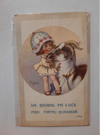 Delcampe - CPA , Illustrateur Right , Mon Porte Bonheur - Right