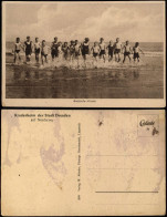 Delcampe - Ansichtskarte Norderney Badende Kinder Des Kinderheimes 1928 - Norderney