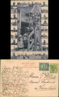 Delcampe - Marken Waterland Windmühlen Windmill Insel Typen 1907  Gel. Stempel Amsterdam - Marken