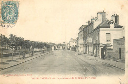 Delcampe - SAUMUR , Avenue De La Gare D(Orléan , * Lot 22- 13 - Saumur