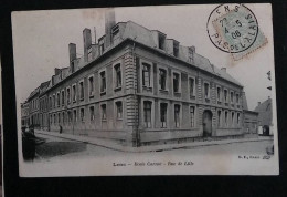 Delcampe - Cp, 62, Lens, école Carnot, Rue De Lille, Voyagée 1906, Dos Simple - Lens