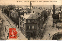 Delcampe - 78 MAISONS LAFFITTE - Avenues De Poissy & Saint Germain - Maisons-Laffitte