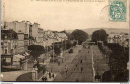 Delcampe - 78 MAISONS LAFFITTE - Perspective De L'avenue Longueil - Maisons-Laffitte