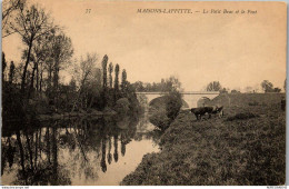 Delcampe - 78 MAISONS LAFFITTE - Le Petit Bras Et Le Pont - Maisons-Laffitte