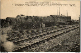 Delcampe - 28 COURVILLE - Train Renverse Lors De La Catastrophe De 1911 - Courville