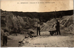 Delcampe - 28 EPERNON - Chantier De La Justice, Carriere A Gres - Epernon