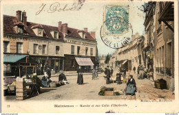 Delcampe - 28 MAINTENON - Marche Et Rue Colin D'harleville - Maintenon