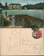 Delcampe - Ansichtskarte Dresden Palaisteich Großer Garten, Ruderbootstation 1921 - Dresden