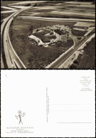 Delcampe - Ansichtskarte Kassel RASTHAUS AUTOBAHN Pächter Herbert Henkel Luftbild 1968 - Kassel