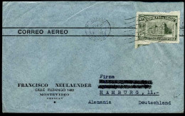 Delcampe - Uruguay - Cover To Hamburg, Germany - Uruguay