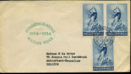 Delcampe - Philippines - Cover To Schaarbeek, Belgium - Philippines