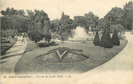 Delcampe - 42 - SAINT CHAMOND -  UN COIN DU JARDIN PUBLIC - Saint Chamond