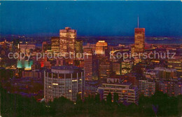 Delcampe - Montreal Quebec Fliegeraufnahme Nachtaufnahme - Ohne Zuordnung