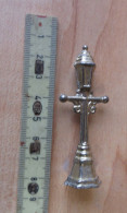 Delcampe - LADE  16 - Tinnen Miniatuur Straat Lantaren - 15 Gram - Estaño