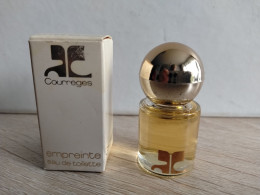 Delcampe - Courrèges  - Empreinte - Miniature De Parfum - Miniatures Femmes (avec Boite)