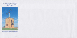 Delcampe - PAP Enveloppe Illustrée 69 MARCY SUR ANSE - Tour Réhabilitée Station Avec Télégraphe Aérien Optique De Chappe - Dépliants Turistici
