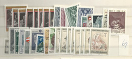 Delcampe - 1969 MNH Austria, Oostenrijk, Postfris** - Annate Complete