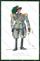 Delcampe - Militari X Reggimento Bersaglieri Uniforme Mona Cartolina XF6755 - Autres & Non Classés