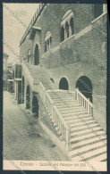 Delcampe - Treviso Città Scalone Palazzo RIFILATA Cartolina BB9463 - Treviso