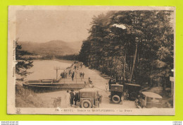 Delcampe - 31 REVEL Bassin De SAINT FERREOL La Digue Belles Voitures Ou Autos Anciennes Et Moto VOIR DOS - Revel