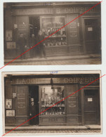 Delcampe - 11386 Lot De 2 Cartes DAX - Coiffeur LACOUTURE  Salon De Coiffure 1908 - Dax