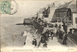 Delcampe - CPA Arromanches La Plage A Maree Haute - Arromanches