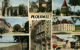 Delcampe - CPSM   PLOËRMEL -  Multi-vues. - Ploërmel