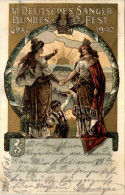 Delcampe - Graz - VI. Deutsches Sänger Bundes Fest 1902 - Litho - Graz