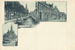 Delcampe - Netherlands, BOLSWARD, Multiview (1900s) Postcard - Bolsward