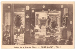 Delcampe - RELAIS DE LA GRANDE PINTE RESTAURANT, INTERIOR, PORT-MARLY, POSTCARD, FRANCE; - Hotels & Gaststätten