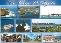 Delcampe - Le Petit Train Et Vues Diverses - Agde