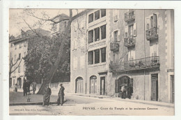 Delcampe - CP 07 PRIVAS Cours Du Temple Et Les Anciennes Casernes - Privas