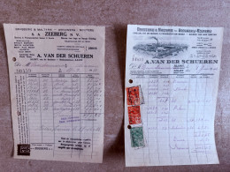 Delcampe - Brouwerij A.Van Der Schueren Aalst   1926  En  1934 - 1900 – 1949