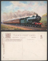 Delcampe - G.N.R. Up Hull Notthingham Express Locomotive Train Old Tuck's Oilette Postcard - Non Classés