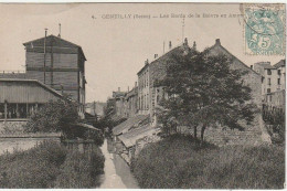 Delcampe - MO 8-(94) GENTILLY - LES BORDS DE LA BIEVRE EN AMONT - 2 SCANS - Gentilly