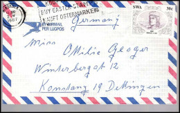 Delcampe - SWA - Cover To Dettingen - Luftpost