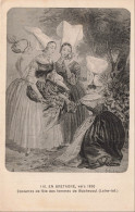 Delcampe - FRANCE - Machecoul - Costumes De Fête - Femmes - Coiffe - 1850 - Illustration - Carte Postale Ancienne - Machecoul