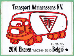Delcampe - Sticker - Transport Adriaenssens N.V. - Ekeren - ATE - Aufkleber