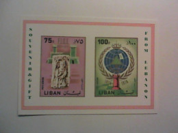 Delcampe - SOUVENIR & GIFT FROM LEBANON LIBANO LIBAN  REPRODUCED STAMP - Libanon